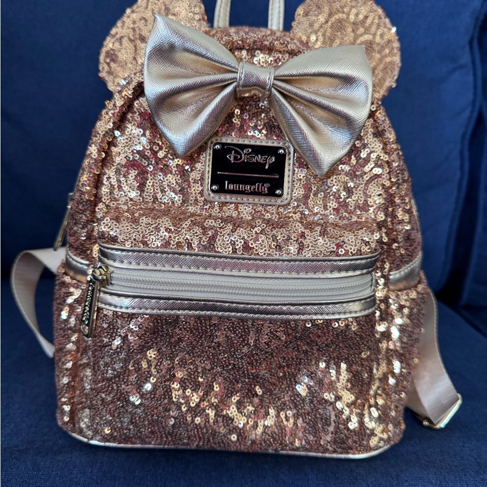 Loungefly Disney Sequin Backpack - Gold